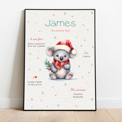 Affiche mon premier Noël