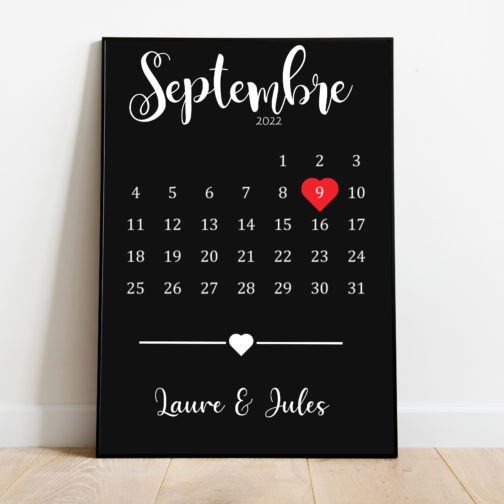 Illustration date personnalisé